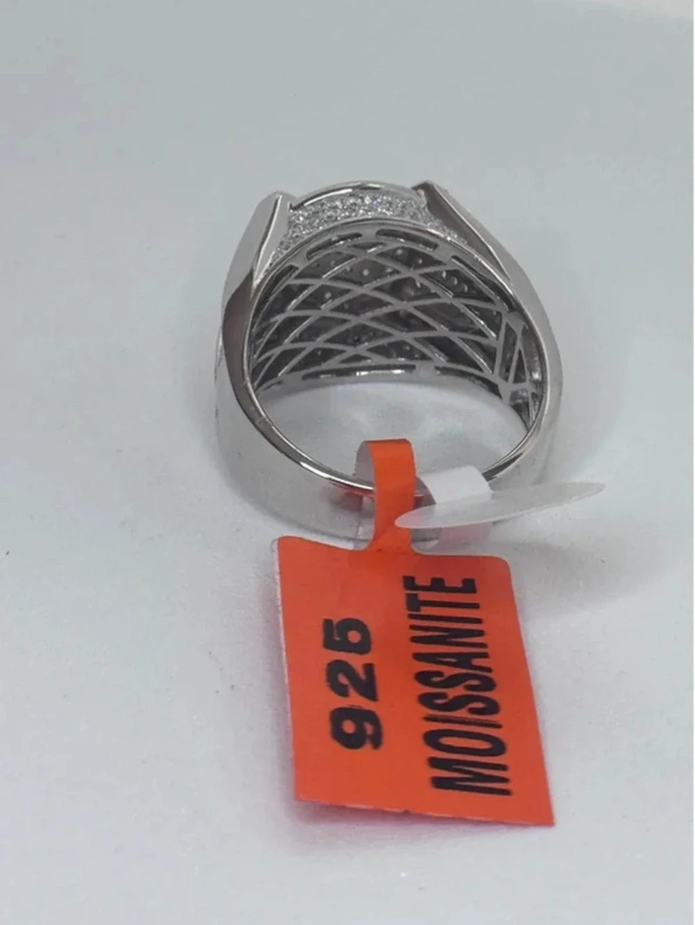 925 men’s ring size 11 Moissanite